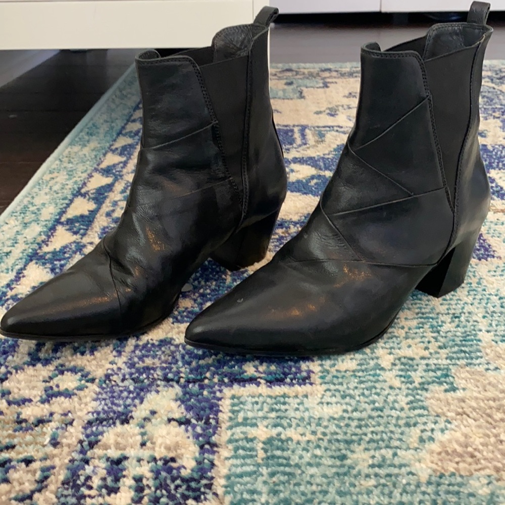 Black Leather boots
